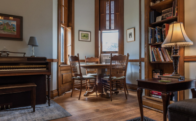 Music Room dining area at the Miller Inn Ithaca